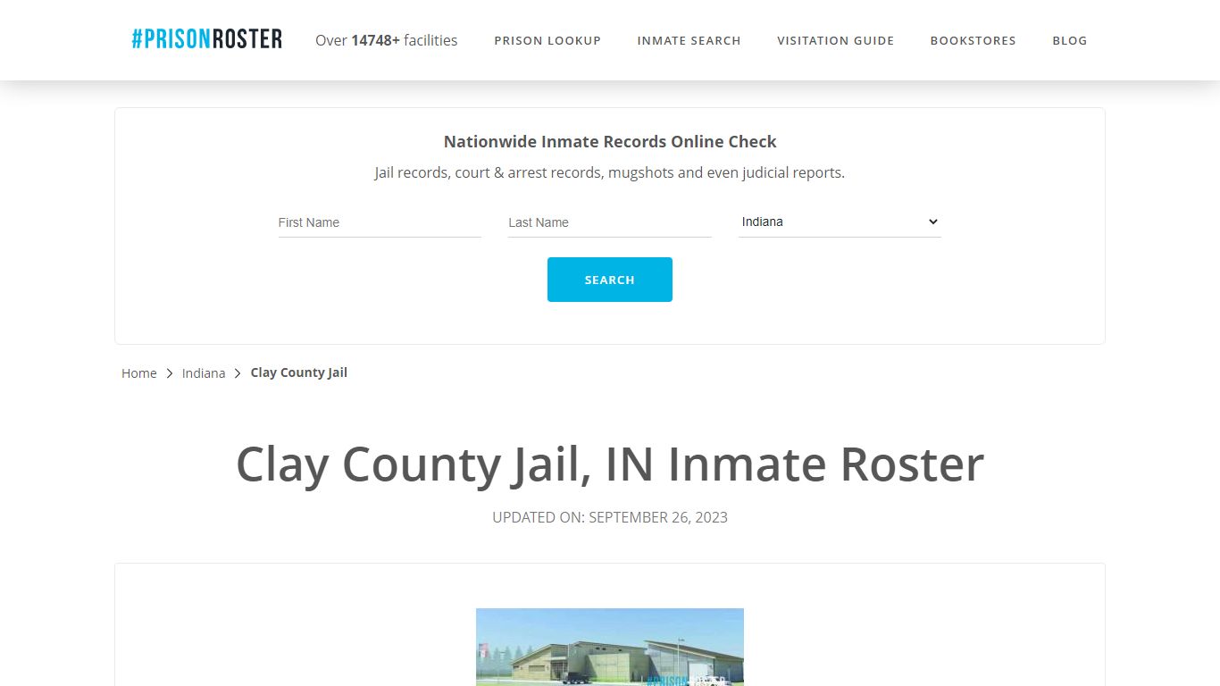 Clay County Jail, IN Inmate Roster - Prisonroster